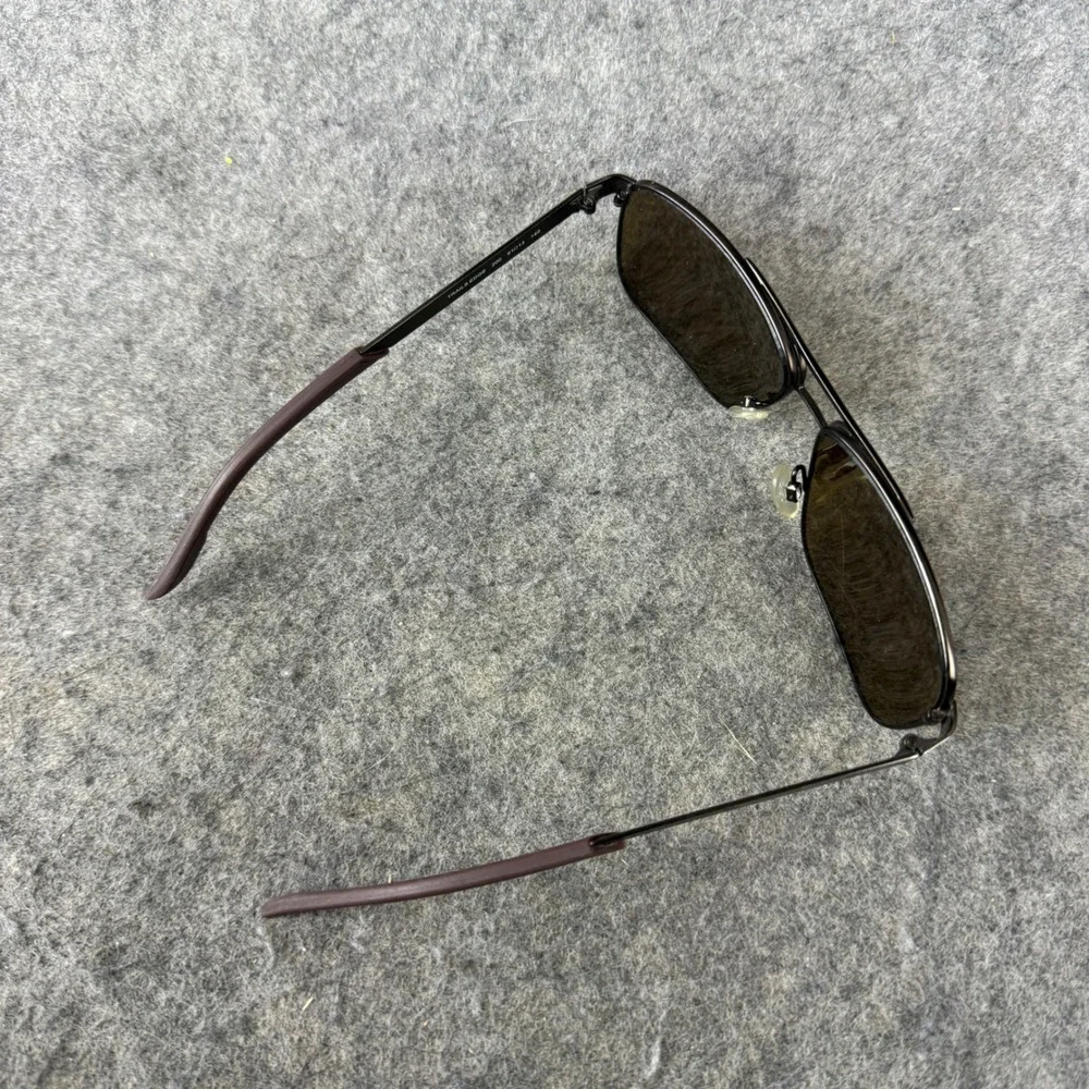 Columbia Trails Edge 200 Sunglasses Gunmetal Aviator Rectangle 61 13 140